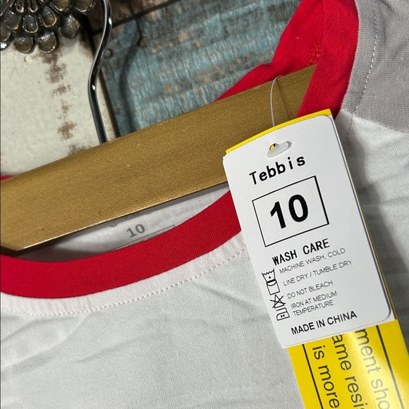 Kids Snowman Pajama Set - Red and Gray - Picture 2 of 10